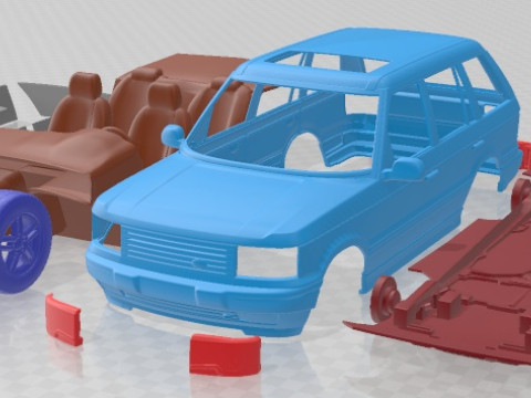 Range Rover II 1994 Printable Car 3D Print Model