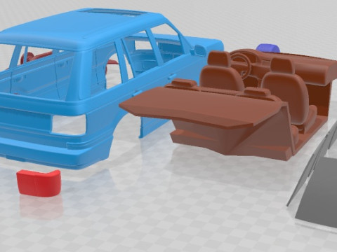 Range Rover II 1994 可打印汽车 3D 打印模型