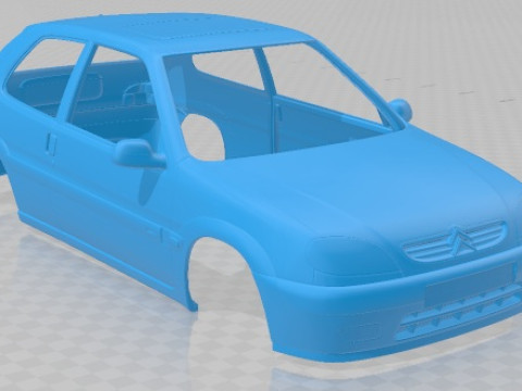 Citroen Saxo VTS Printable Body Car 3D Print Model