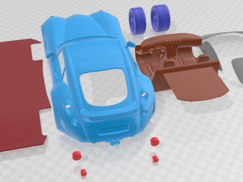 Wiesmann GT MF5 Coupe 2012 Printable Car 3Dプリントモデル