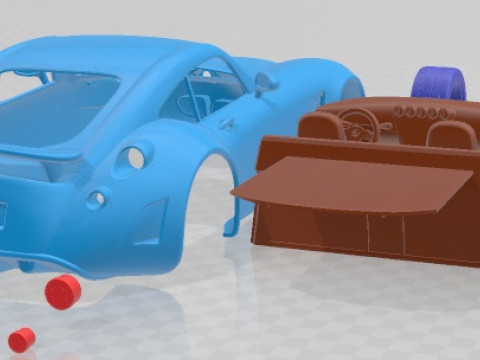 Wiesmann GT MF5 Coupe 2012 Printable Car 3Dプリントモデル