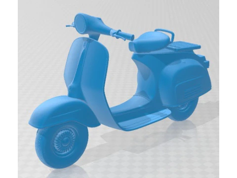Vespa 150 Super 1965 Printable Motorbike 3D Print Model
