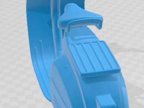 Vespa 150 Super 1965 Printable Motorbike 3D Print Model