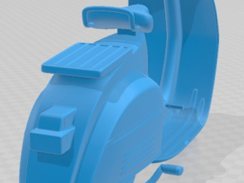 Vespa 150 Super 1965 Printable Motorbike 3D 打印模型