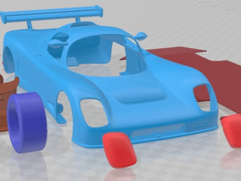 Ultima GTR Printable Car 3D Print Model