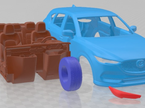 Mazda CX-5 2017 Printable Car 3D Принт Модель