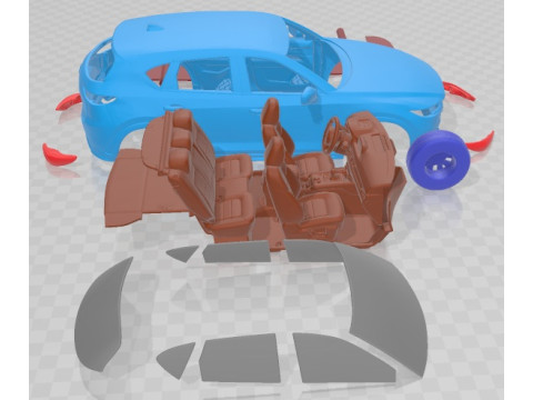 Mazda CX-5 2017 Printable Car 3D Принт Модель