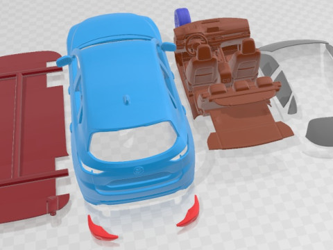 Mazda CX-5 2017 Printable Car 3D Принт Модель