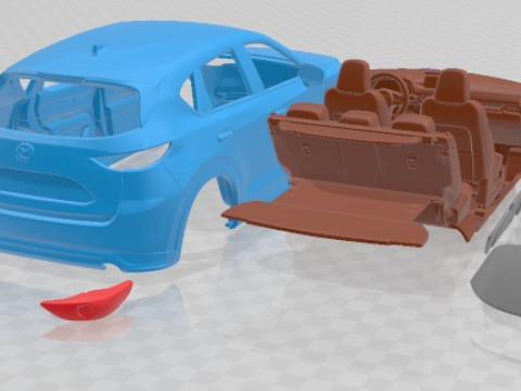 Mazda CX-5 2017 Printable Car 3D Принт Модель
