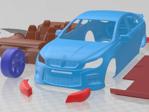 Vauxhall VXR8 2014 Printable Car 3D 프린트 모델