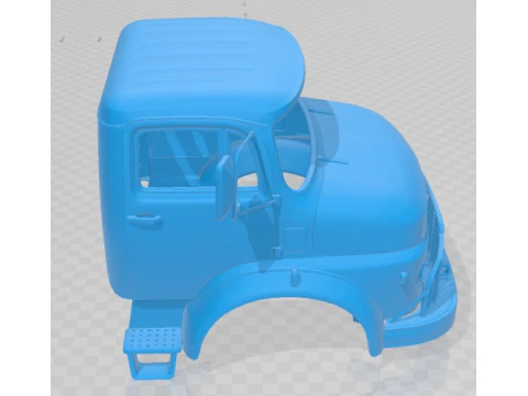 Cami&oacute;n Cabina Imprimible Mercedes Benz L 1113 Modelo de impresión 3D