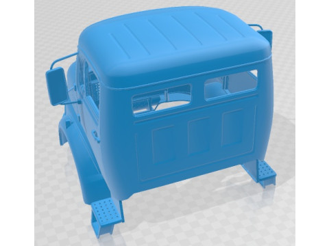 Mercedes Benz L 1113 Printable Cabin Truck 3D Принт Модель
