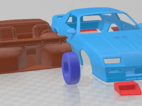 Chevrolet Camaro Z28 Coupe 1982 Printable Car 3D Print Model