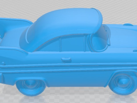 Plymouth Fury 1958 Cartoon Toy Printable Car Modèles 3D en vedette