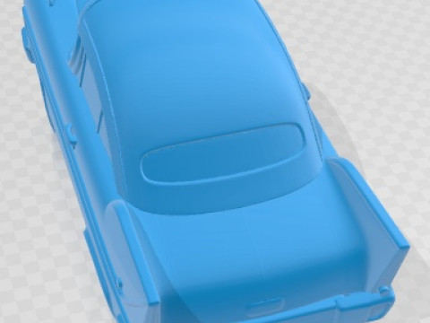 Plymouth Fury 1958 Cartoon Toy Printable Car Modèles 3D en vedette