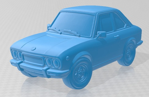 Seat 124 Sport Coupe 1800 Cartoon Toy Printable Car 3D Print Model .c4d .max .obj .3ds .fbx .stl .blend 