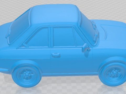 Seat 124 Sport Coupe 1800 Cartoon Toy Printable Car 3D Print Model