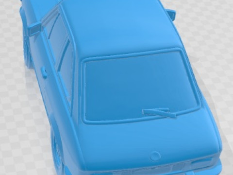 Seat 124 Sport Coupe 1800 Cartoon Toy Printable Car 3D Print Model