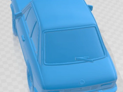 Seat 124 Sport Coupe 1800 Cartoon Toy Printable Car 3D Print Model