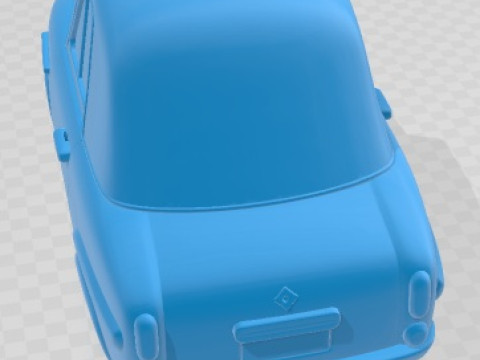 Biscuter Pegasin 200F Cartoon Toy Printable Car 3D Print Model