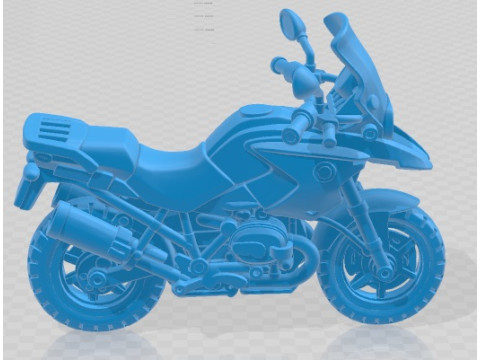 Sepeda Motor Cetak Mainan Kartun R 1200 GS Model Cetak 3D