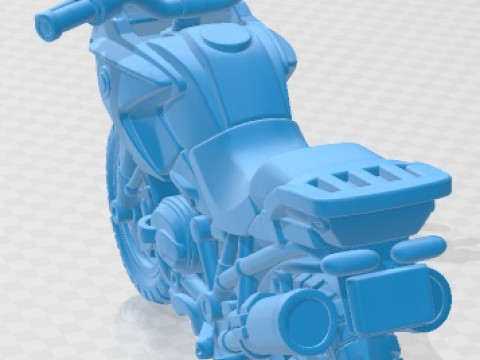 Sepeda Motor Cetak Mainan Kartun R 1200 GS Model Cetak 3D