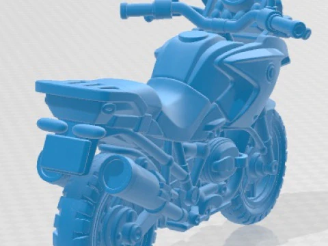 R 1200 GS Cartoon Toy Printable Motorbike 3D Print Model