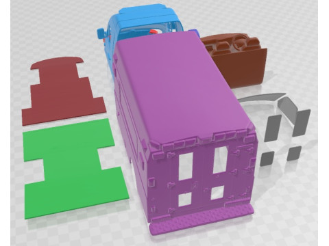 Mercedes Benz Sprinter W903 Ambulance 2000 Printable 3D Print Model