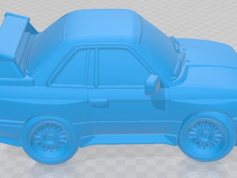 E30 M3 Cartoon Toy Printable Car Modèles 3D en vedette