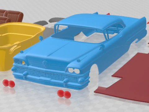 Mobil Cetak Buick Riviera Special Coupe 1958 Model Cetak 3D