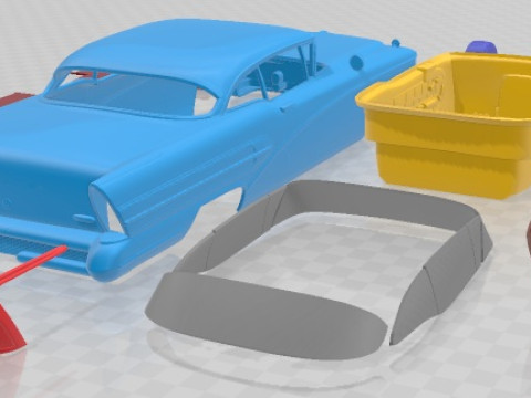 Buick Riviera Special Coupe 1958 Printable Car Modelo de impresión 3D