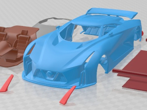 Nissan 2020 Vision Gran Turismo 2014 Printable Car 3D प्रिंट मॉडल