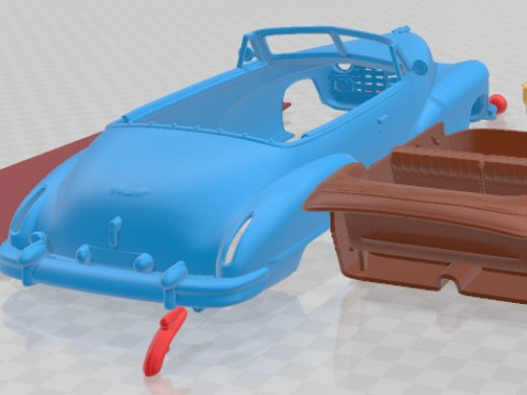 Cadillac 62 Series Convertible 1947 Printable Car Model do druku 3D