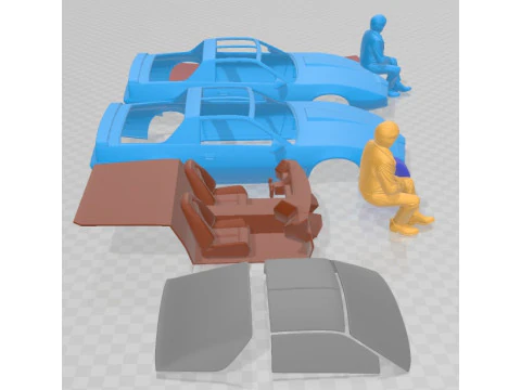 Pontiac Firebird KITT 1982 - автомобіль для друку Майкла Найта 3D Принт Модель