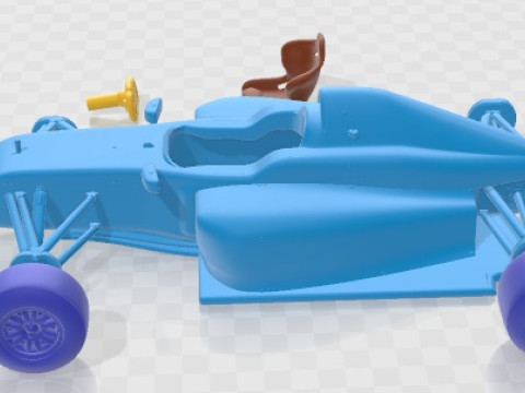 Formula 4 Tatuus 2014 Printable Car 3D Принт Модель