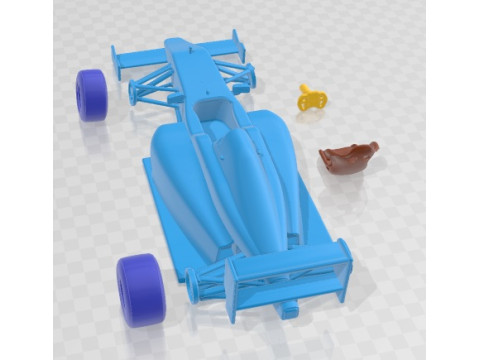 Formula 4 Tatuus 2014 Printable Car 3D Принт Модель