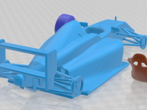 Formula 4 Tatuus 2014 Printable Car 3D Принт Модель