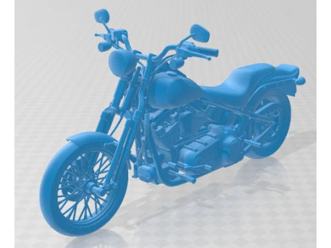 Motocicleta para imprimir Harley Davidson Softail Springer 2006 Modelo de Impressão 3D