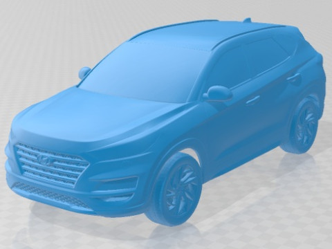 Hyundai Tucson 2018 Printable Car Model Cetak 3D