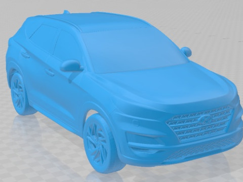 Hyundai Tucson 2018 Printable Car 3D Print Model