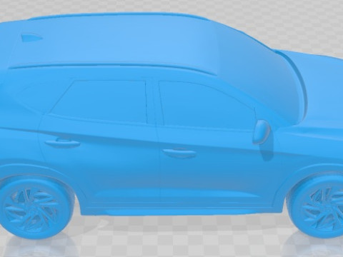 Hyundai Tucson 2018 Printable Car 3D Print Model