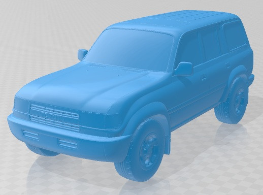 Toyota Land Cruiser J80 1995 Printable Car 3D प्रिंट मॉडल .c4d .max .obj .3ds .fbx .stl .blend