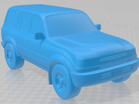 Toyota Land Cruiser J80 1995 Printable Car 3D प्रिंट मॉडल