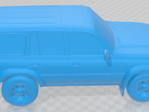 Toyota Land Cruiser J80 1995 Printable Car 3D प्रिंट मॉडल