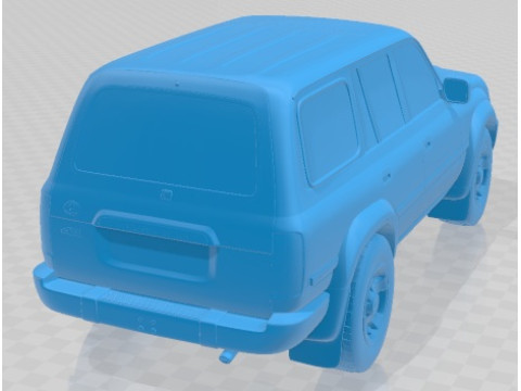 Toyota Land Cruiser J80 1995 Printable Car 3D प्रिंट मॉडल