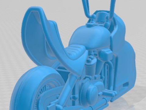 Bosozoku Culture Moto 1 - Cartoon Toy Printable 3D Принт Модель