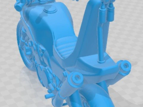 Bosozoku Culture Moto 2 - Cartoon Toy Printable 3D Print Model