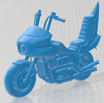 Bosozoku Culture Moto 3 - Cartoon Toy Printable 3D Принт Модель .c4d .max .obj .3ds .fbx .stl .blend 