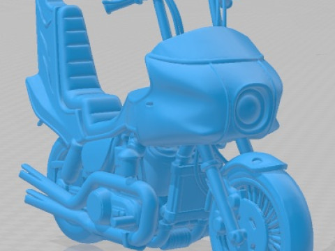 Bosozoku Culture Moto 3 - Cartoon Toy Printable 3D Принт Модель