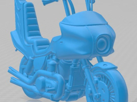 Bosozoku Culture Moto 3 - Cartoon Toy Printable 3D Print Model